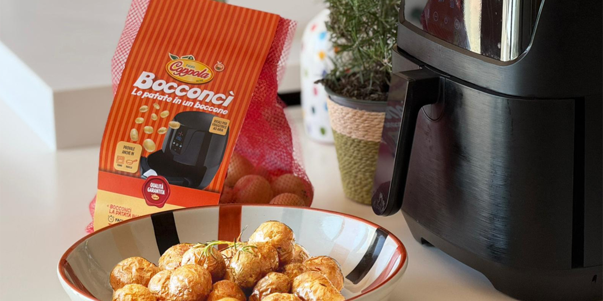 Bocconcì: le prime patate baby italiane pensate per la friggitrice ad aria